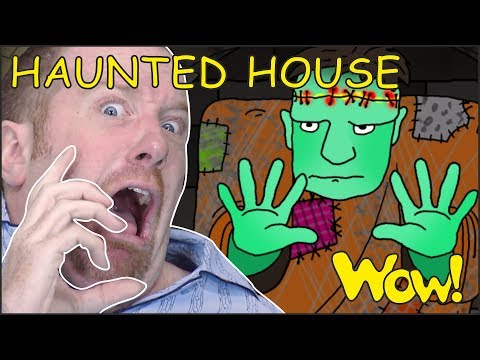 Haunted House for Kids | Halloween Songs for Children from Steve and Maggie | Wow English TV