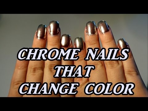 CHROME NAILS THAT CHANGE COLOR | OMG!