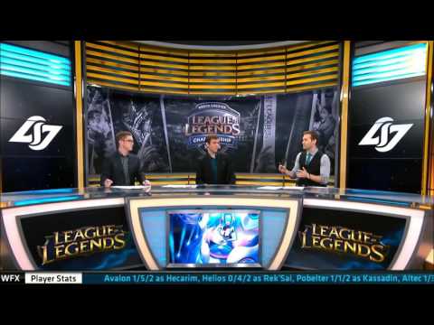 ♠ SEASON 5 ♠ || CLG vs Winterfox analyst desk W6D1 NA LCS Spring 2015