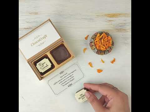ChocoCraft: Redefining Wedding Invitations in India with Printed Chocolates and Elegant Wooden Boxes