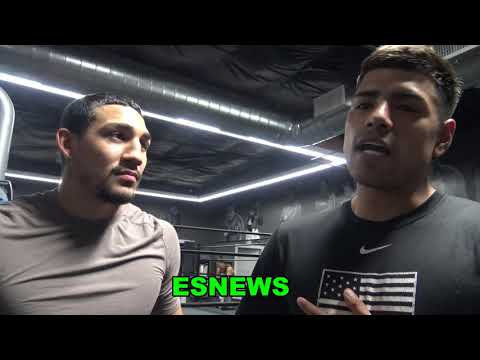 Karlos Balderas & Teofimo Lopez No Beef All Respect - EsNews Boxing