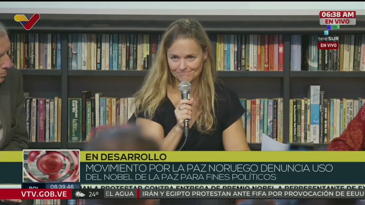 Movimiento Noruego por la Paz rechaza entrega del premio Nobel a María Corina Machado