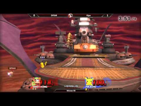 VS Paragon LA Smash 4 Sponsorship - Winners R3 - DFear (Luigi) vs Kipa (Pikachu)