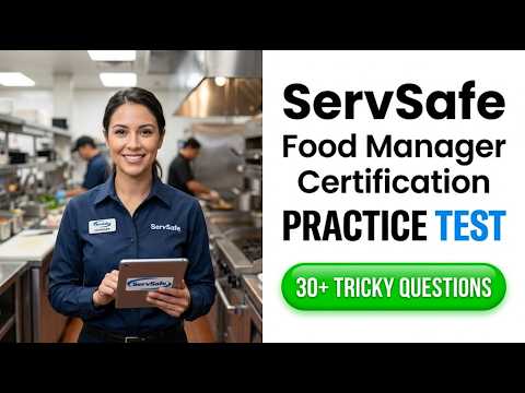 Servsafe Certification Practice Test