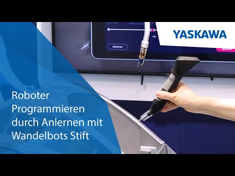 Yaskawa Roboter Programmieren durch Anlernen mit Wandelbots Stift