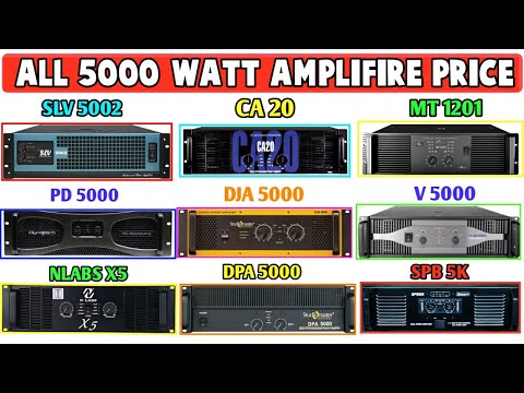 Top Best 5000 Watt Power Amplifires Pricelist // 5000watt Amplifire Price