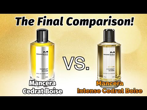 THE FINAL COMPARISON! MANCERA CEDRAT BOISE VS MANCERA INTENSE CEDRAT BOISE REVIEW
