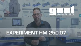 Bernoulli´s principle with HM 250.07 from GUNT