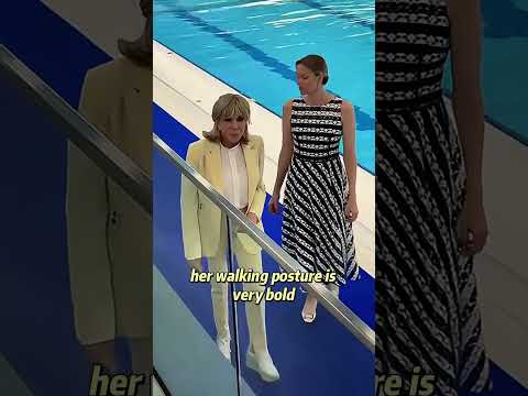 Warum ist Brigitte Macrons Haltung hässlich, während Macron selbst sehr normal dasteht?#usa #Unte...