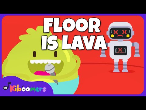 Floor Is Lava Song | The Kiboomers | Lava Freeze Dance | Toddler Dance Songs | Lava Game