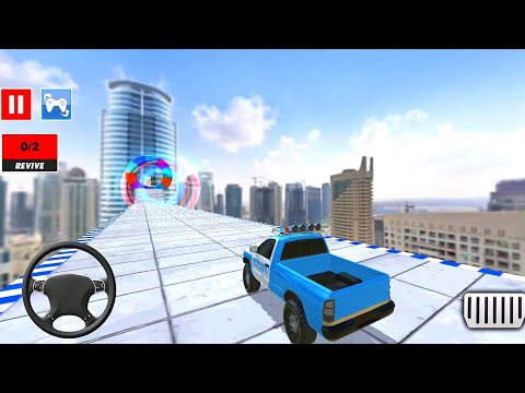 Police Prado Car Stunt - Mega Ramp Stunts 3D - #3 Android GamePlay On PC
