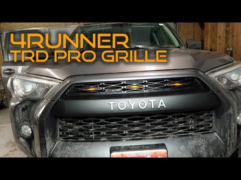 TRD Pro Grille Install for 2014-2019 Toyota 4Runner