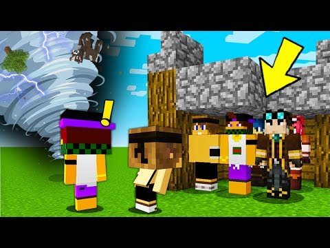 TORNADO ESTREMO vs CASA DEGLI YOUTUBER! - Minecraft ITA
