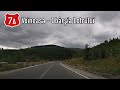 Romania DN7A Voineasa Obârşia Lotrului