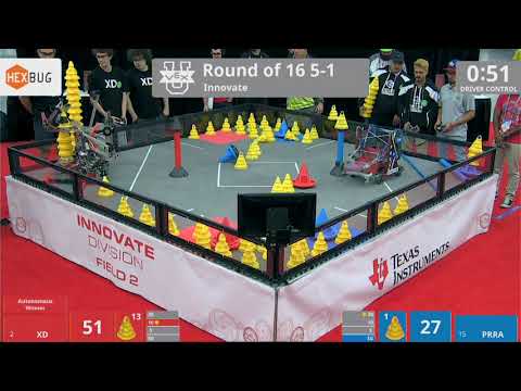 2018 VEXU Innovate R16 5-1 - XD vs PRRA - 121 to 64