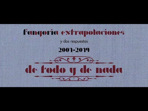 Videoclip de De todo y de nada — Fangoria