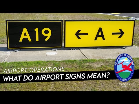 Airport signs, explained
