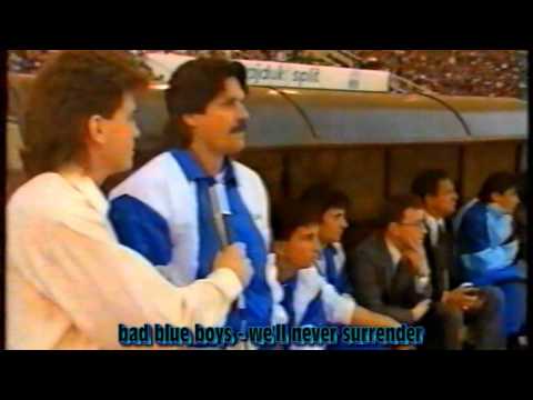 hajduk split - dinamo zagreb 2:3 1990 reportaža
