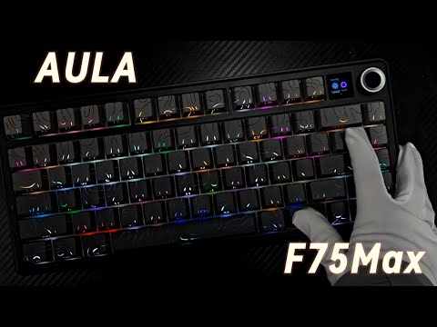 Review of the AULA F75 Max full-sized mechanical keyboard 😍😍😍