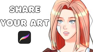 How to Share your Artwork with PROCREATE