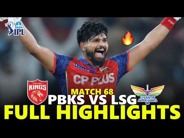 Punjab Kings vs Lucknow Super Giants Full Highlights Match 68 IPL 2026 | PBKS VS LSG SDDEFAULT Thumbnail