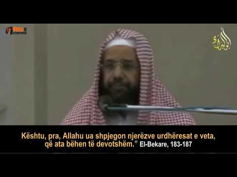 Agjërimi është pastrim për zemrat - Hatibi Shamit, Shejh Ebu Islami