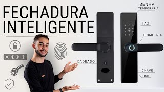 A MELHOR e mais BARATA Fechadura Eletrônica do AliExpress!  🛍️  Raykube H4