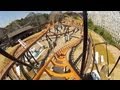 Apocalypse Roller Coaster POV Front Seat Six Flags America 2012 B M Stand Up