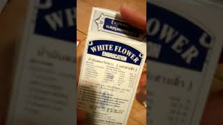 white flower medicated oil unboxing
