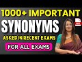1000 Important Questions Of Synonyms For SSC CGL All Upcoming Exams Vocab By Rani Ma Am