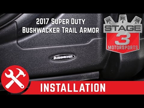 2017 Super Duty Bushwacker Trail Armor Install