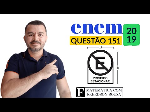 🔵 MATEMÁTICA QUESTÃO 151 | ENEM 2019 | PROVA AMARELA -