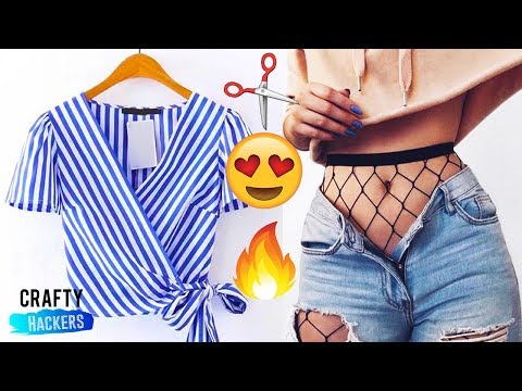 Easy Ways To Make Summer Clothes  | DIY Clothing Hacks | Girl Hacks Video