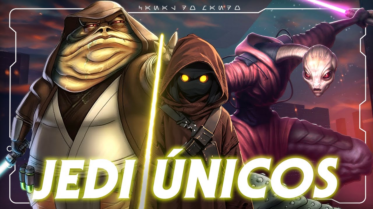 10 JEDI QUE ERAM OS ÚNICOS DE SUA ESPÉCIE | Canal do Mando