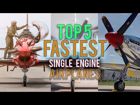 Die 5 schnellsten einmotorigen Militärflugzeuge!