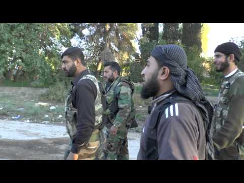 جولة داخل موقع أصفر نجار بعد السيطرة عليه من قبل كتائب الجيش الحر في الحسكة