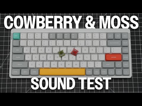 NuPhy Cowberry & Moss Switch Sound Test - Air75 V2