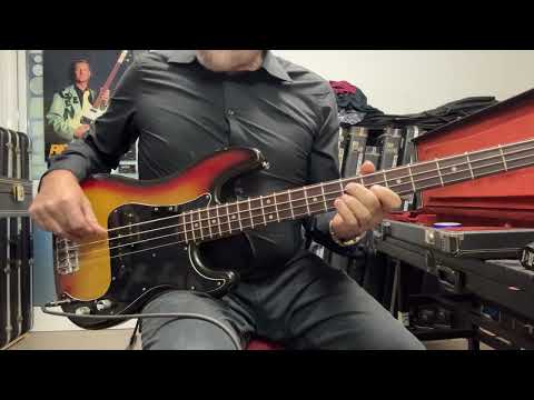 1977 Fender Precision Bass - Sunburst with Rosewood Fretboard - OHSC image 21