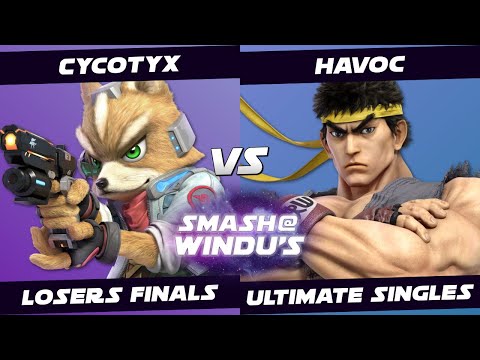 Cycotyx (Fox) vs Havoc (Ryu) - Smash @ Windu's 120 - Losers Finals SSBU