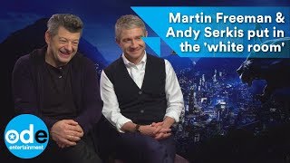Black Panther: Martin Freeman & Andy Serkis put in the 'white room' video