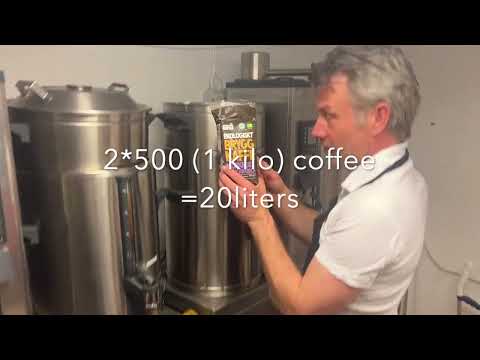 B20 Brewer - How to brew 20 litres of Coffee