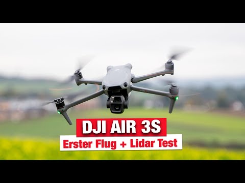 DJI AIR 3S Drone - First Flight & Lidar Test in the Dark / PART 2