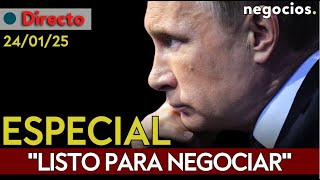 DIRECTO | ESPECIAL: PUTIN ANUNCIA QUE RUSIA ESTÁ LISTA PARA NEGOCIAR SOBRE LA GUERRA DE UCRANIA
