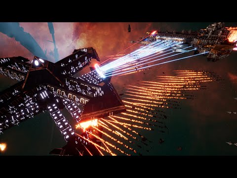 Skalgrim Mod 2021: Lux Imperator - Imperial Navy vs Chaos - Battlefleet Gothic Armada 2