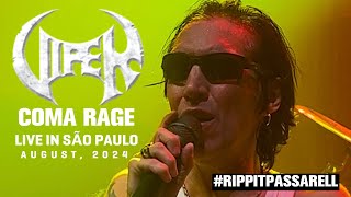 VIPER | Coma Rage | Live at Sesc Paulista 2024 | #viper #pitpassarell #heavymetal #rock