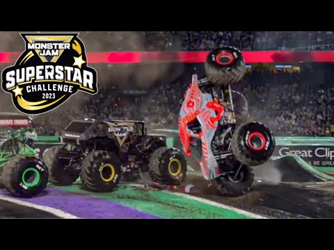 Monster Jam 2023 Superstar Challenge Anaheim, California Highlights 11/11/23