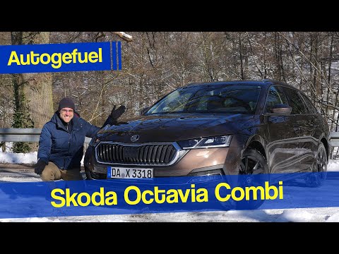 new Skoda Octavia Estate REVIEW 1.0 TSI MHEV 2021 mid-trim with good price-performance