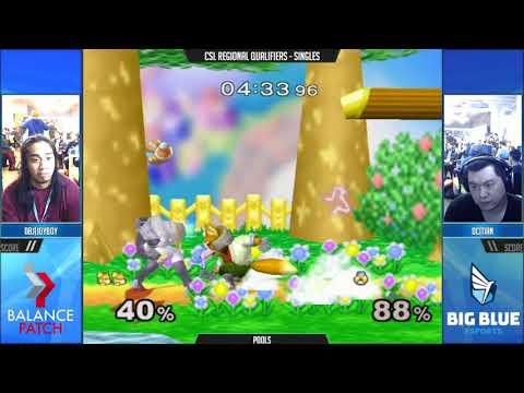 CSL NE Melee Finals 2018 - DBJ | Joyboy (Fox) vs. Tian (Sheik) - SSBM Pools
