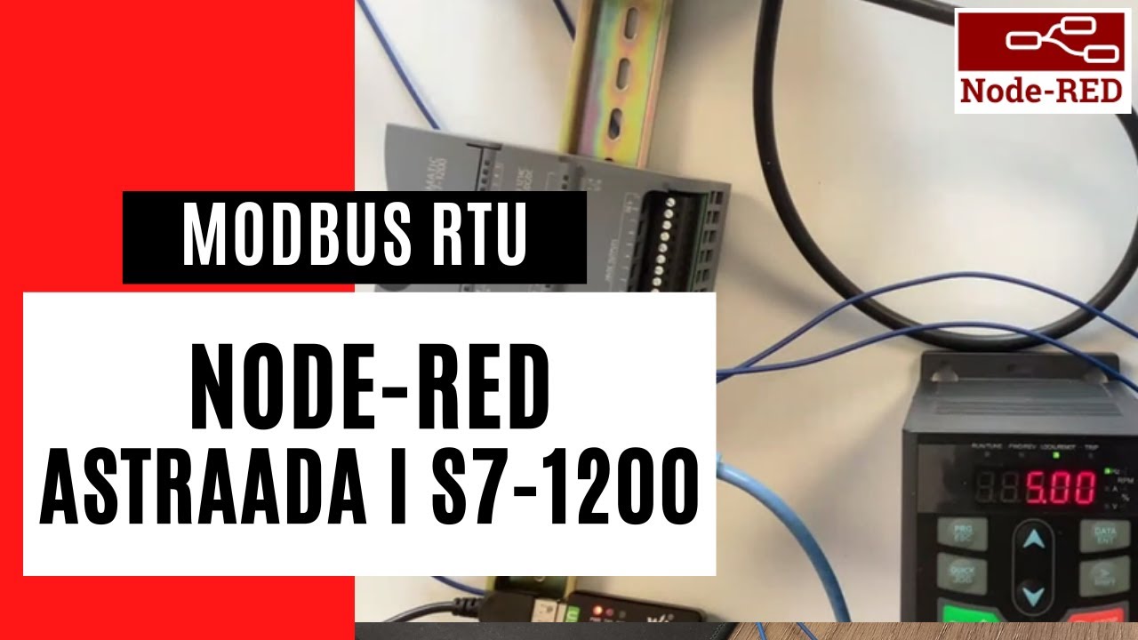 Node-RED w automatyce: sterowanie falownikiem przez Modbus
