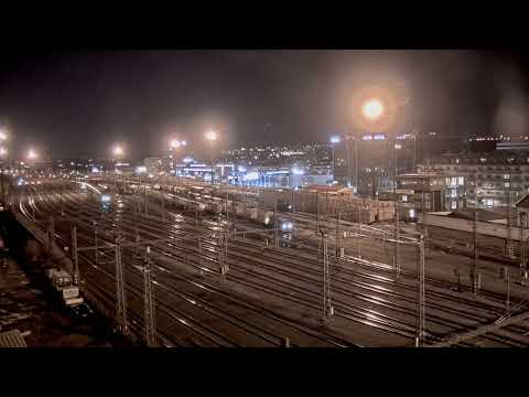 Loose wagon in Prague, Liben station